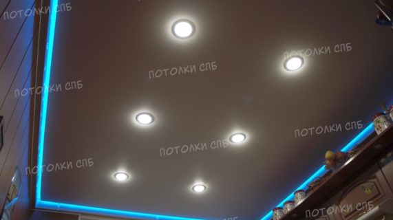 Проект светодиодных потолков на Светлановском 58