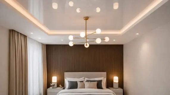 Виды натяжных потолков