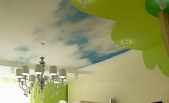 Потолки в детскую