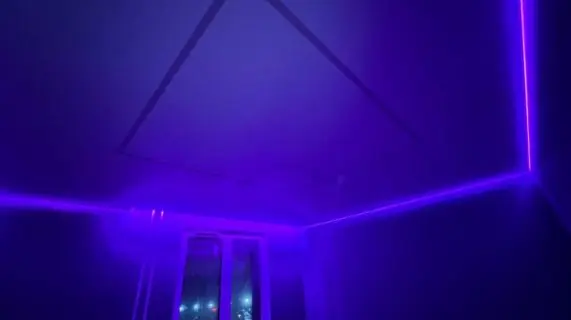 Объект на пр. Ветеранов — монтаж световых линий